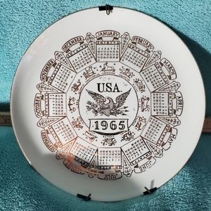 USA 1965 Zodiac Calendar Plate USA Homer Laughlin, Triumph "Snow White"
